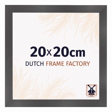 Fotolijst 20x20 cm - MDF - Zwart Mat - Praag