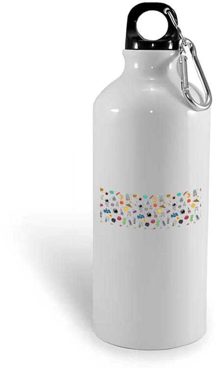 Hacebo® - Ruimte waterfles - Ruimte - Astronaut - ruimteschip - water fles - 600ML