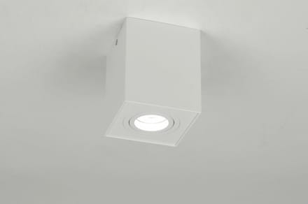 Lumidora Opbouwspot 71341 - BOHR - GU10 - Wit - Metaal