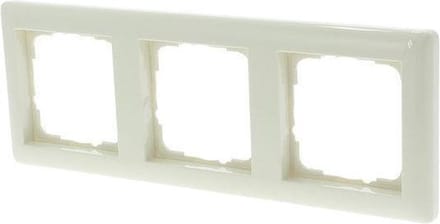 Gira SY55 Inbouw Afdekplaat - 3-voudig - Crème