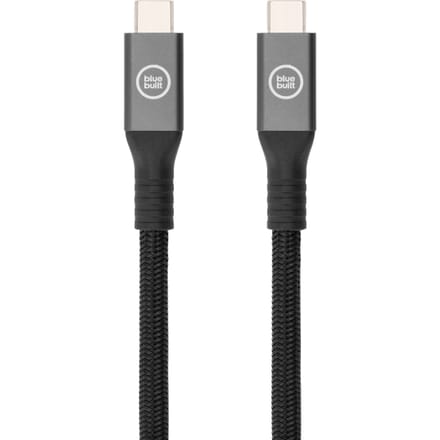 BlueBuilt Usb C naar usb C kabel 240W 2m Nylon Zwart
