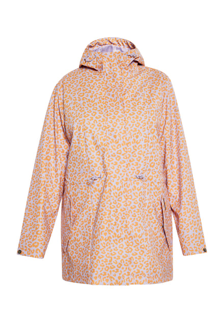 Schmuddelwedda Grote maat regenjas Dames Pastel Lavendel Oranje Leeuw