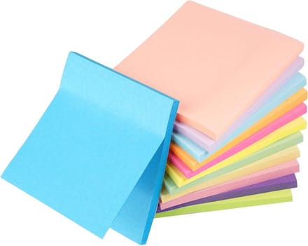 Sticky Notes - Notitieblaadjes Plakbriefjes - Notities Maken - Herplakbaar Ontwerp - 76 x 76 mm - 12 Kleuren