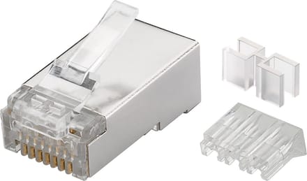 Goobay 72502 kabel-connector RJ-45 Zilver