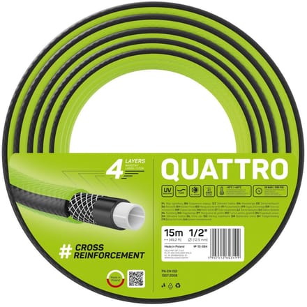 Cellfast Quattro - Tuinslang 1/2" 15m 4-laags gevlochten tuinslang