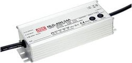 Mean Well HLG-40H-12A LED-driver, LED-transformator Constante spanning, Constante stroomsterkte 39 W 3.33 A 12 V/DC PFC