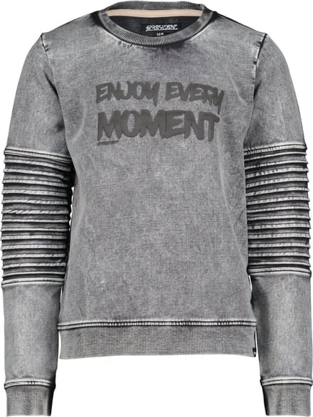4PRESIDENT Sweater jongens - Black - Maat 152 - Jongens trui
