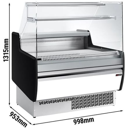 GGM Gastro Kühltheke - 990mm - 1 Ablage - Frontblende Weiß