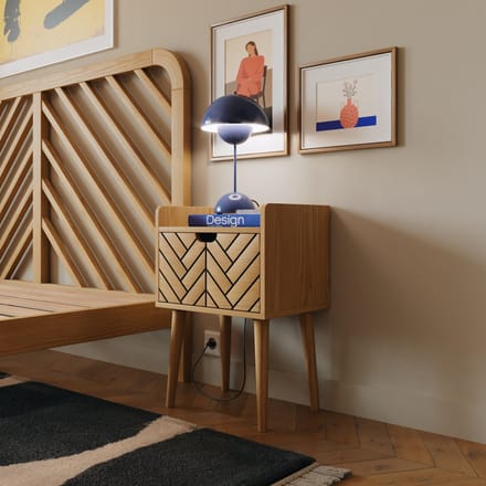 Houten nachtkastje Alba