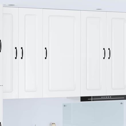 vidaXL - Vaatwasserpaneel - Kalmar - Hoogglans - wit - 50 - x - 31 - x - 100 - cm