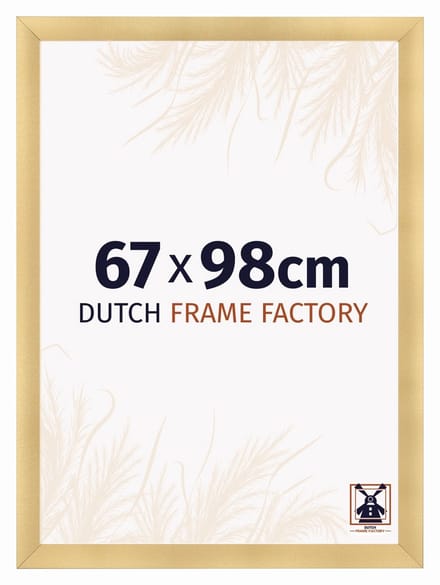Fotolijst 67x98 cm - MDF - Goud Mat - Praag