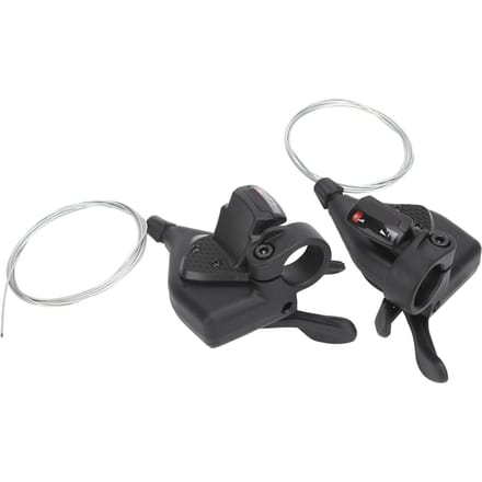 MTB Fiets Schakelhendel Derailleurs 3x8 Snelheid Aluminium Vouwfiets Shifter Fietsonderdelen black