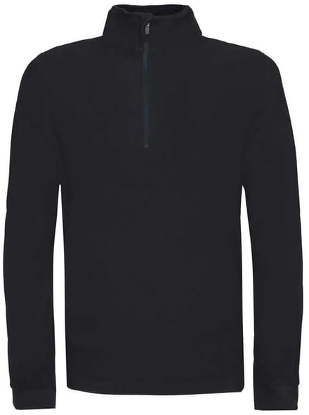 Rock Experience Tempus Fleece Met Halve Rits Zwart S Man