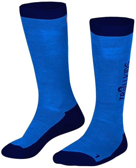 Trollkids Ski Half Lange Sokken Blauw EU 31-34 Kinderen