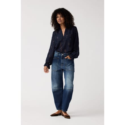 Alchemist Heather Denim Dark-blue-vintage Größe: 34 | Straight Jeans Outlet | Damen | Blau