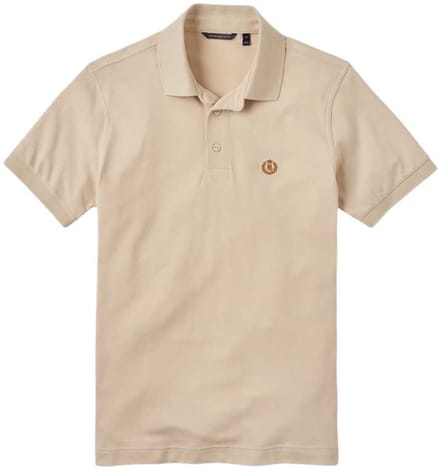 Henri Lloyd Falmouth Korte Mouw Poloshirt Beige M Man