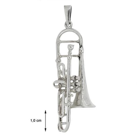 Blinx Jewels Zilveren Hanger Schuiftrompet