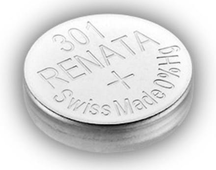 RENATA 301 / SR43SW zilveroxide knoopcel horloge batterij 1 stuks