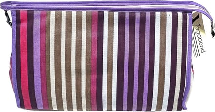 Vagabond - Toilettas - Holdall " Purple Patch" 4632 - afmeting: 21 x 6 x 13 cm.