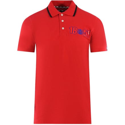 Aquascutum Herenshirt Londen 1851 Polo (Rood)