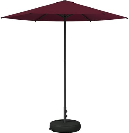 vidaXL - Tuinparasol - met - voet - Rechthoekig - 2,3 - x - 2,3 - m - Polyester