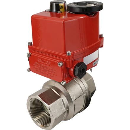 G 3 inch 2-Weg Messing Kogelkraan 24 V AC/DC - BL2BA-300-AG-550-B