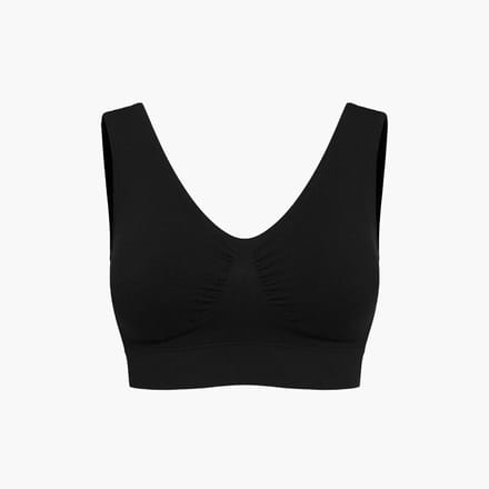 cfab - Comfy Bra - Zwart, L - BH Zonder Beugel Voorgevormd - Ondergoed - Naadlos