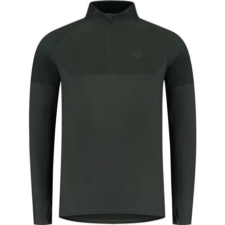 Rogelli Enjoy III Heren Hardloopshirt - Lange Mouw - Duimgat - Groen