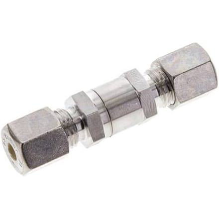 3S (M14x1.5) RVS Terugslagklep Knelfitting 1-400 bar ISO 8434-1