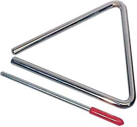 Triangel - Hayman PA-48 - Met klopper - 6 inch - Chroom