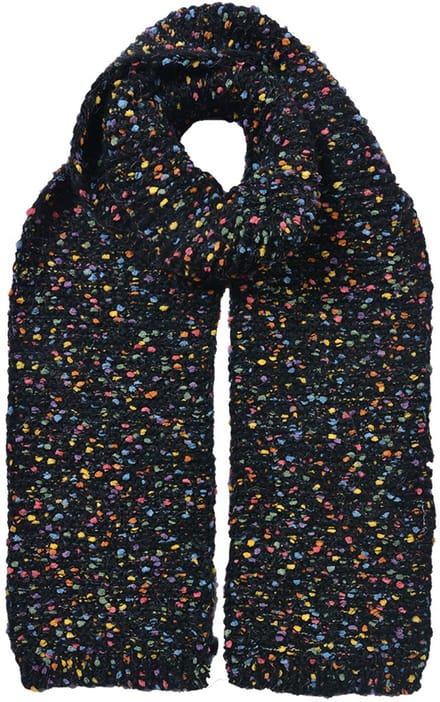 Clayre & Eef Wintersjaal Dames 14x146 cm Zwart Synthetisch