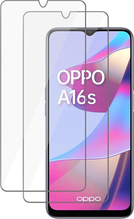 2x Screenprotector geschikt voor Oppo A16 Glas - Beschermglas Screen Protector Glas