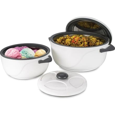 Ensemble de bols thermiques 2 L et 4 L - Un ensemble élégant de bols thermiques