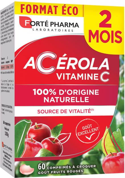 Forté Pharma Energie Acerola 60 Kauwtabletten