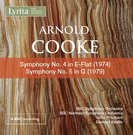 BBC Symphony Orchestra, John Pritchard & Berna Keeffe - Cooke: Symphony No. 4 In E Flat (1975) | Symphony No. 5 In G (1979) (CD)