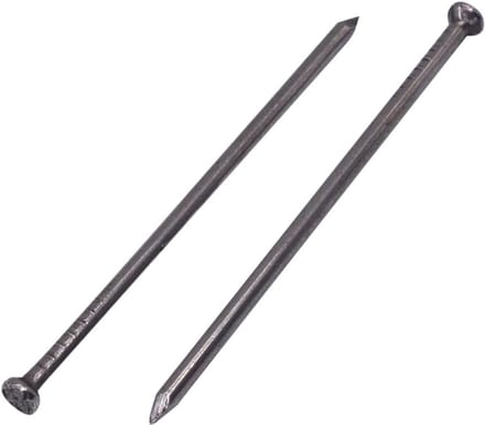 400 Stuks Constructie Spijkers 1,8 x 60 mm Platte Kop Ijzeren Spijkers voor Houtbewerking