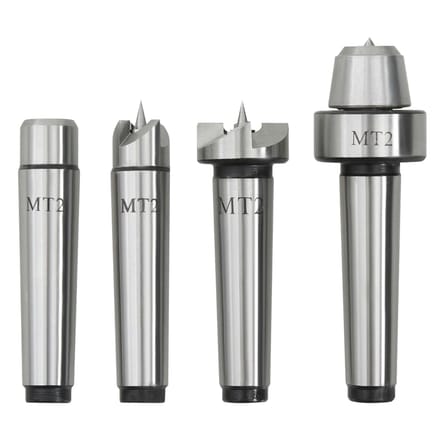 vidaXL - Houtdraaibankcenters - 4 - st - MT2 - staal
