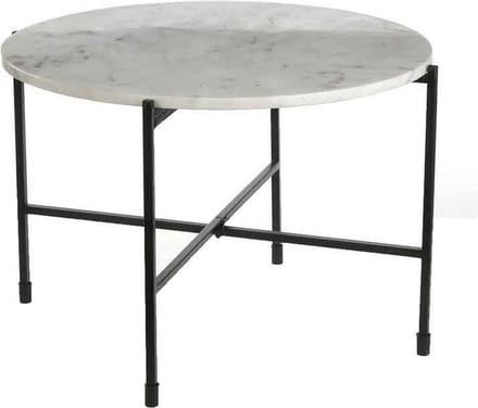 Casa Vivante nanne bijzettafel wit maat: 41 x 62cm - WIT