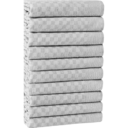 Asir - keukenhanddoekenset - 10 stuks - grijs - 40 x 60 cm