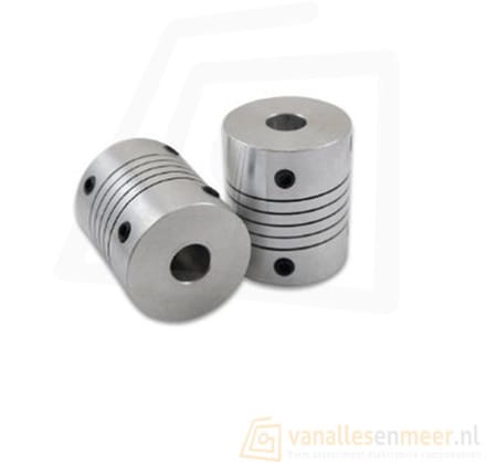 3D-printer stappenmotor flexibele koppeling 5x5x25mm