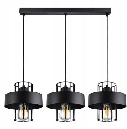 Luxe Hanglamp Zwart Wit LOFT Stijl - Verstelbare Hoogte