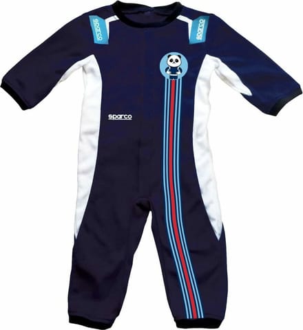 Sparco Stripes Design Babyromper - Marineblauw - Maat 12-18 maanden