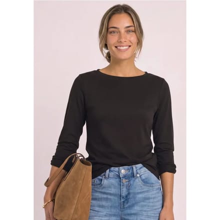 Longsleeve met boothals