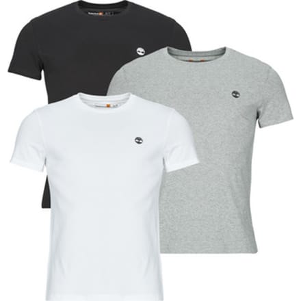 Timberland Basic Jersey Slim T-shirt Met Korte Mouwen 3 Eenheden Wit 2XL Man