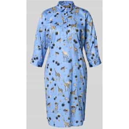 relaxed fit jurk met all-over motiefprint