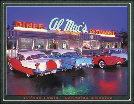 Wandbord - American Diner