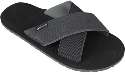 Brunotti - Capu Mannu Slippers Heren - Cross Flip Flops - Black Cross - 41