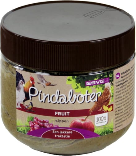 Esve Kippen Pindakaas 300 g - Kippenvoer - Fruit
