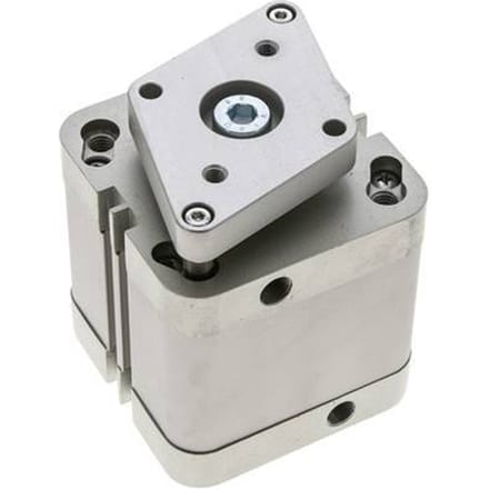 ISO 21287 Compacte Dubbelwerkende Cilinder 63-30mm - Magnetisch - Niet-roterend