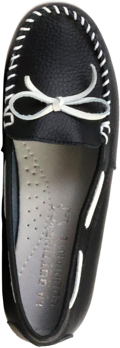 LBS leren mocassin